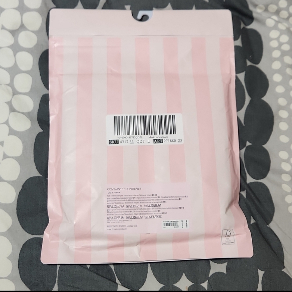 Victoria's Secret 5 Pack Seamless Hearts Bikini Panties - Picture 3 of 3